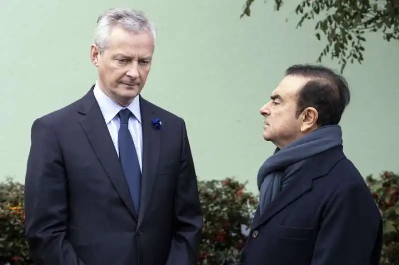 BRUNO LE MAIRE CARLOS GHOSN