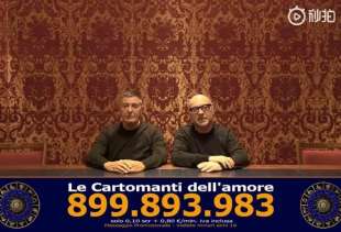 DOLCE E GABBANA CARTOMANTI DELL'AMORE