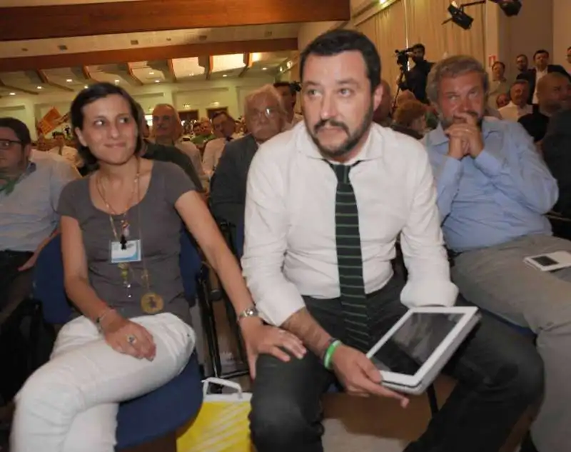 giulia martinelli matteo salvini claudio borghi