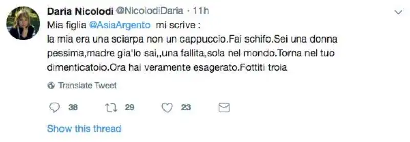 i tweet di daria nicolodi 2