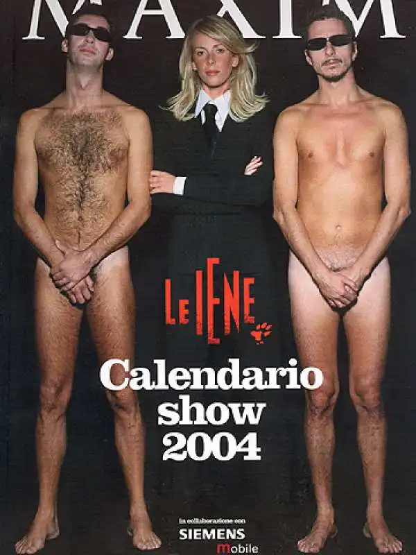 luca e paolo alessia marcuzzi calendario iene