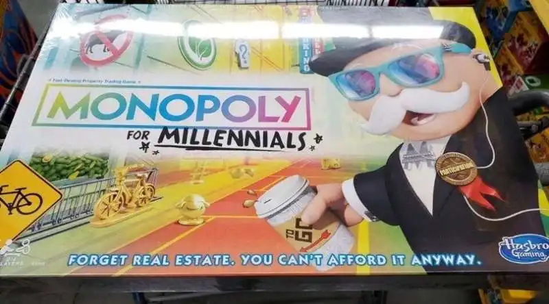 MONOPOLY PER MILLENNIALS 