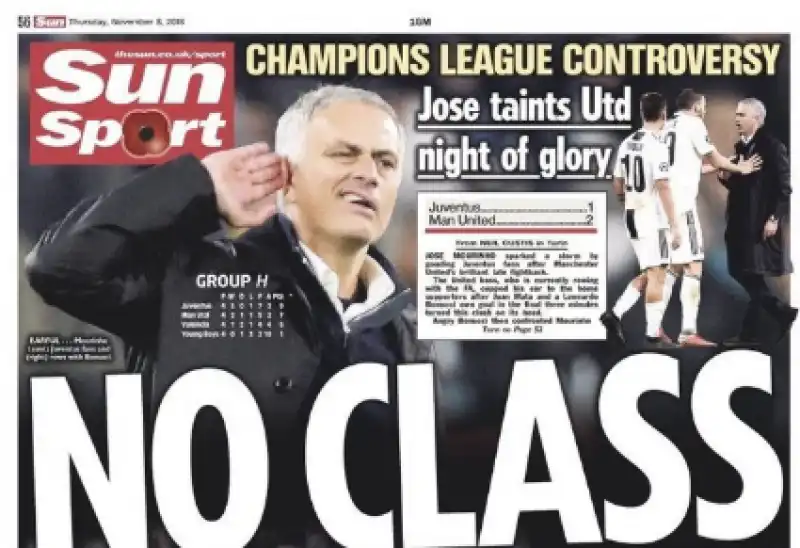 mourinho sun