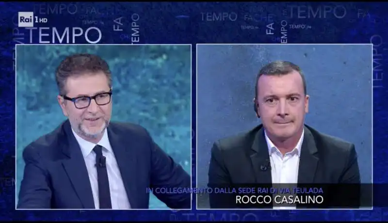 rocco casalino ospite di fazio a che tempo che fa 6