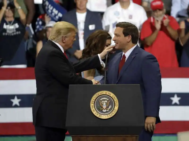 ron desantis e donald trump in florida