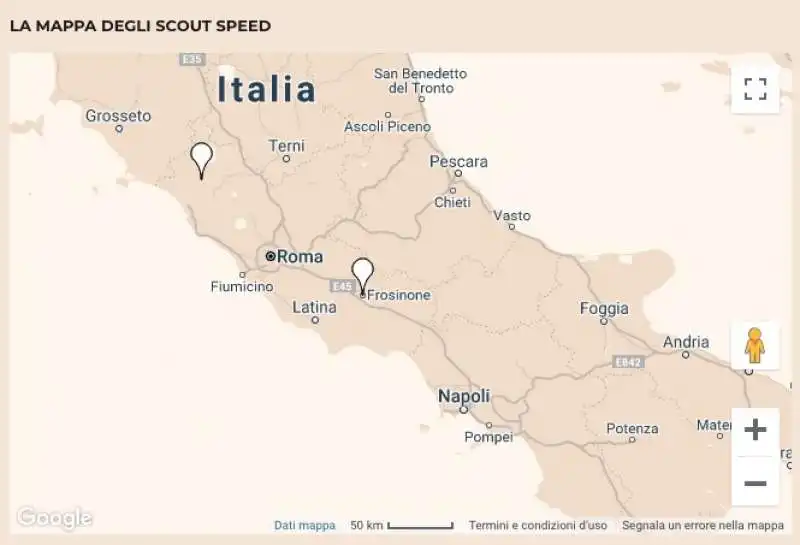 SCOUT SPEED - LA MAPPA DEGLI AUTOVELOX INVISIBILI