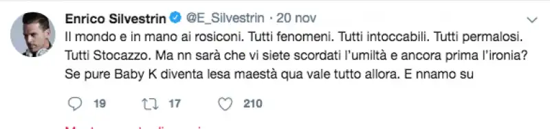 silvestrin tweet