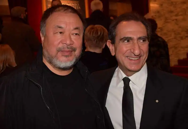 ai weiwei con carlo fuortes  foto di bacco (1)