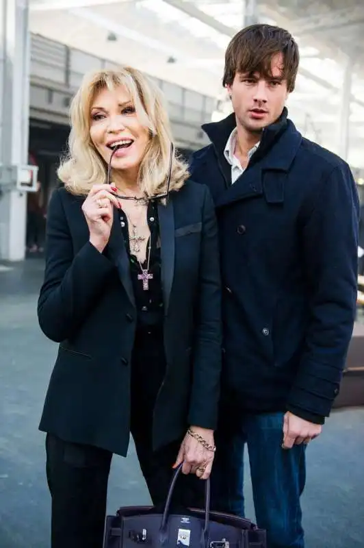 amanda lear e  anthony hornez