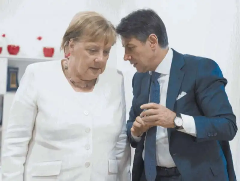 ANGELA MERKEL E GIUSEPPE CONTE