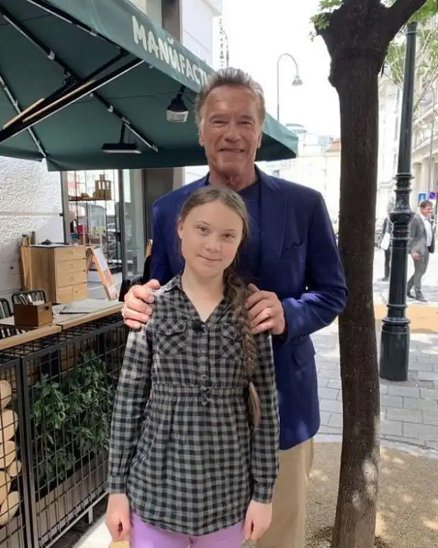 arnold schwarzenegger e greta thunberg 4