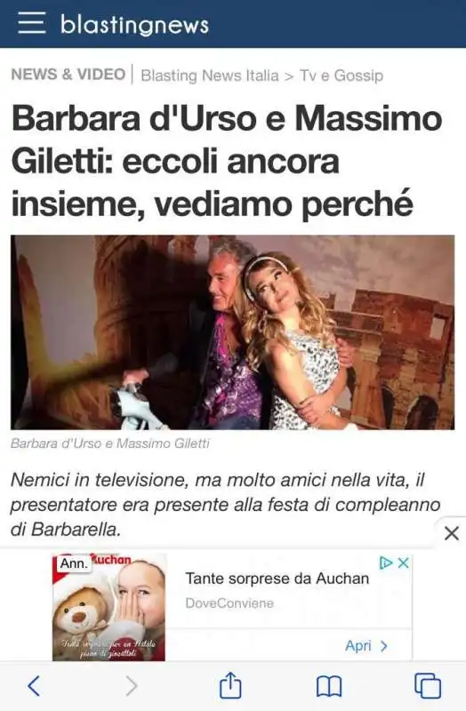 barbara d  urso massimo giletti