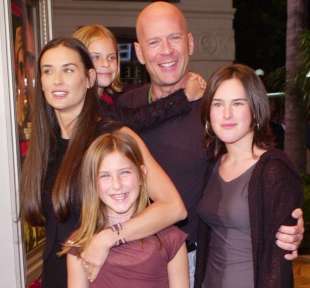 bruce willis, demi moore e le figlie 2