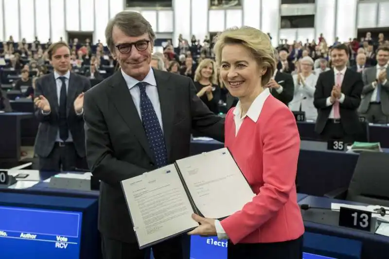 david sassoli ursula von der leyen