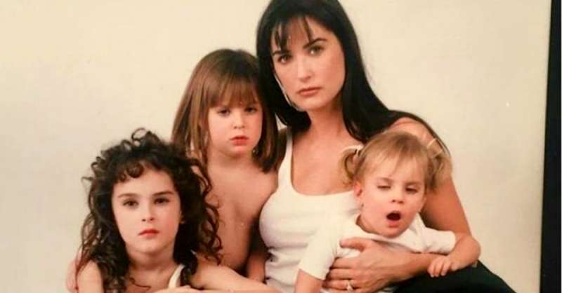 demi moore e le figlie 1