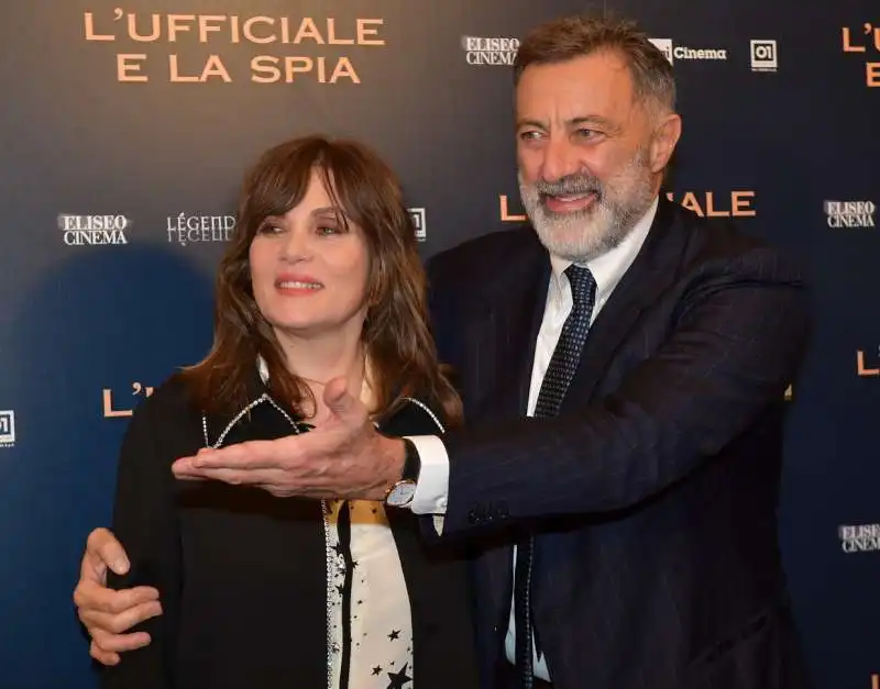 emmanuelle seigner  luca barbareschi  foto di bacco