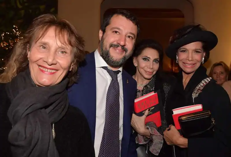 francesca calisoni bulgari matteo salvini paola mainetti marisela federici  foto di bacco