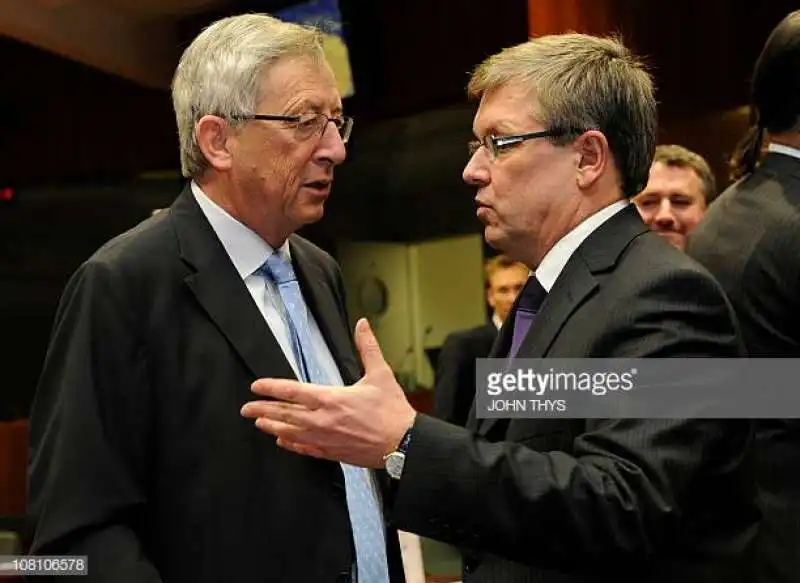 JEAN CLAUDE JUNCKER GYORGY MATOLCSY