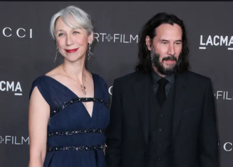 keanu reeves con la fidanzata alexandara