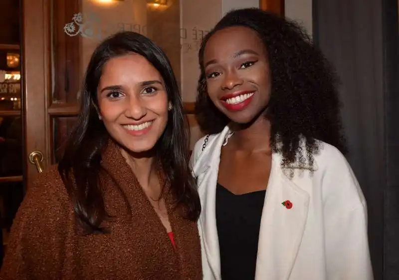 krishma e ayobami da londra per l opera  foto di bacco