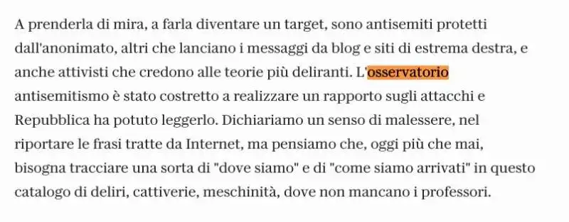 l articolo di pietro colaprico su liliana segre. 