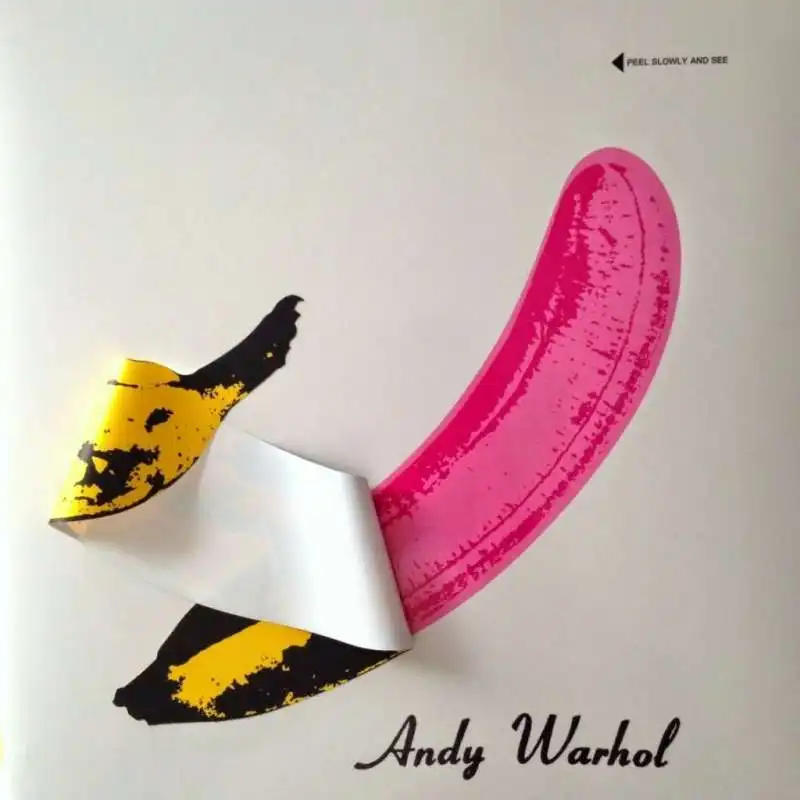 la banana sbucciata di andy warhol sulla cover di the velvet underground & nico