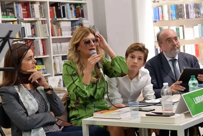 laura boldrini federica angeli con il figlio lorenzo e beppe giulietti  foto di bacco