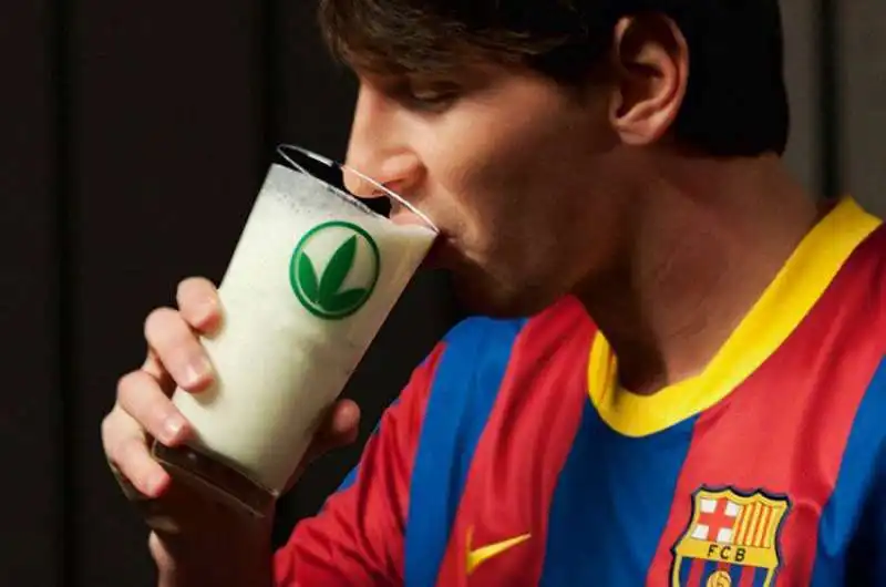 leo messi beve