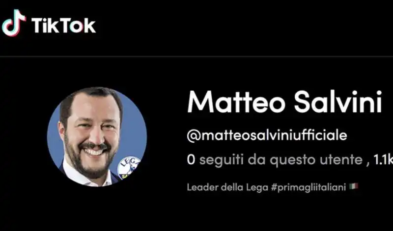 matteo salvini su tiktok 4