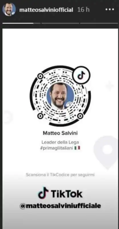 matteo salvini su tiktok 9