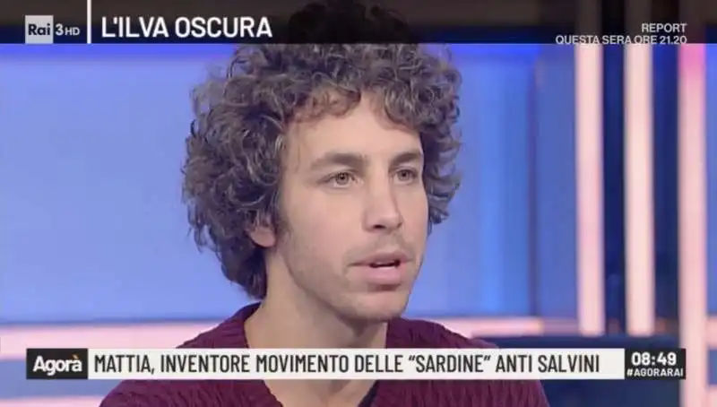 mattia santori ad agora' 4