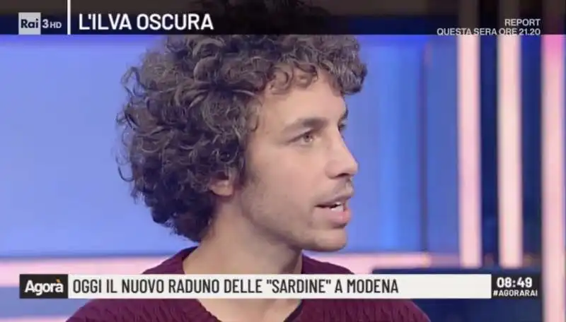 mattia santori ad agora' 5