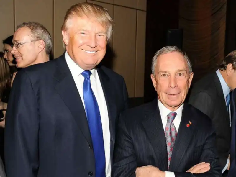 MICHAEL  BLOOMBERG DONALD TRUMP