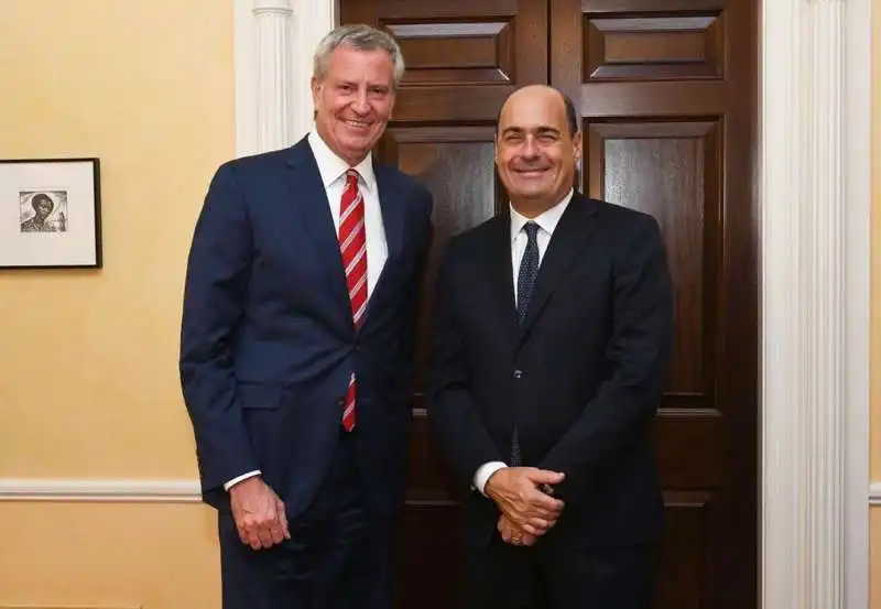 nicola zingaretti bill de blasio