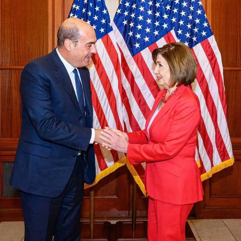 nicola zingaretti nancy pelosi