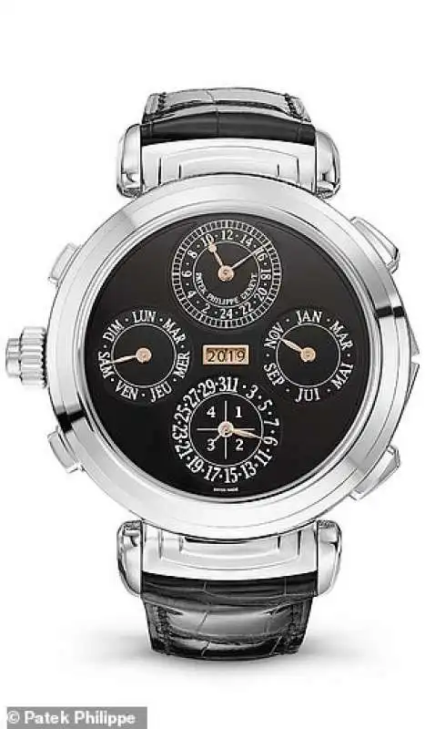 patek philippe grandmaster chime   l'orologio piu' costoso del mondo