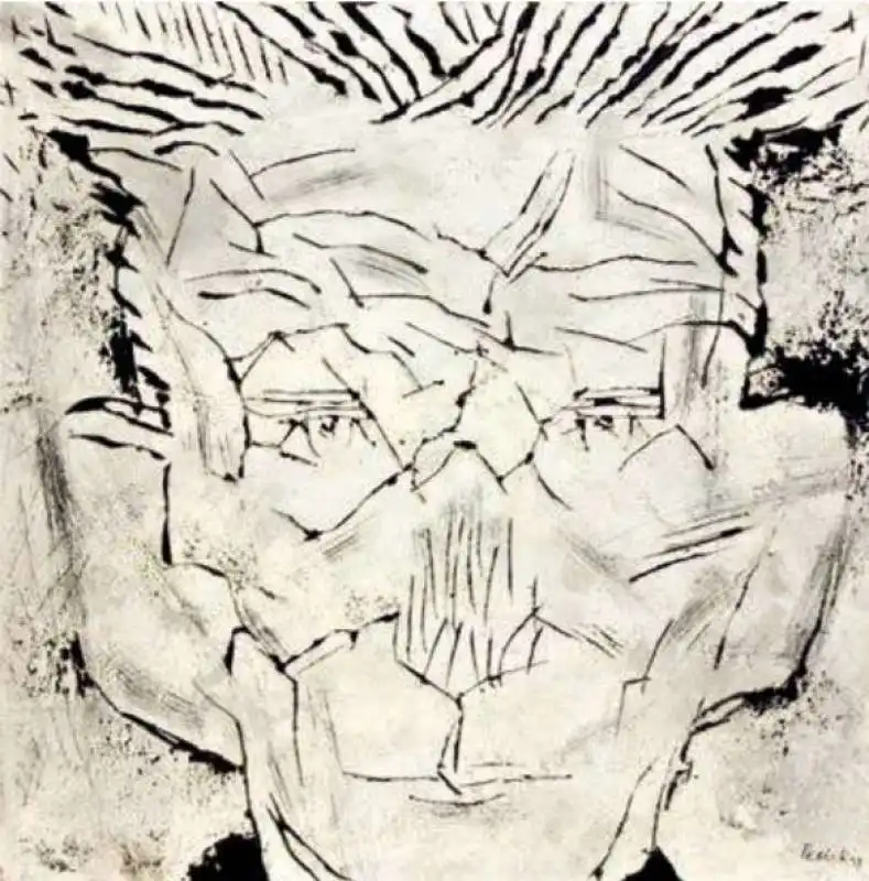 ritratto di samuel beckett by tullio pericoli 12