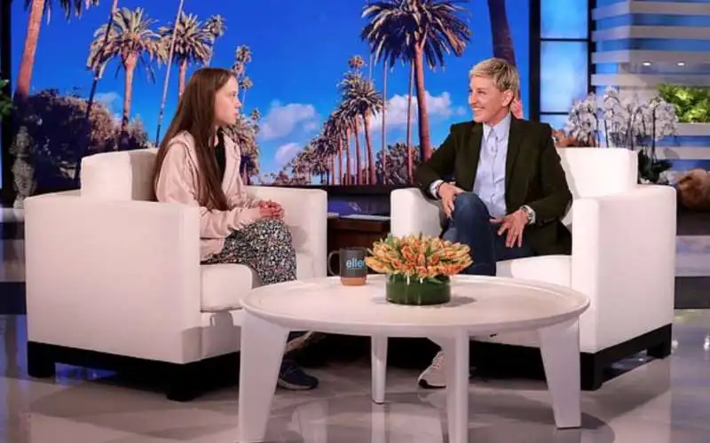 greta thunberg da ellen degeneres