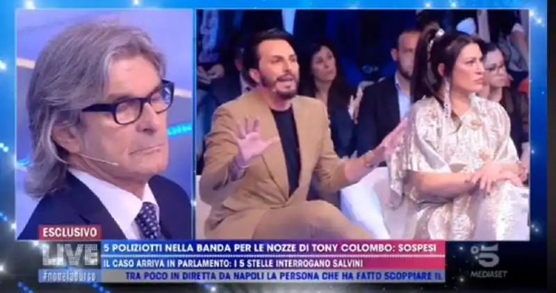 tony colombo e tina rispoli dalla d'urso