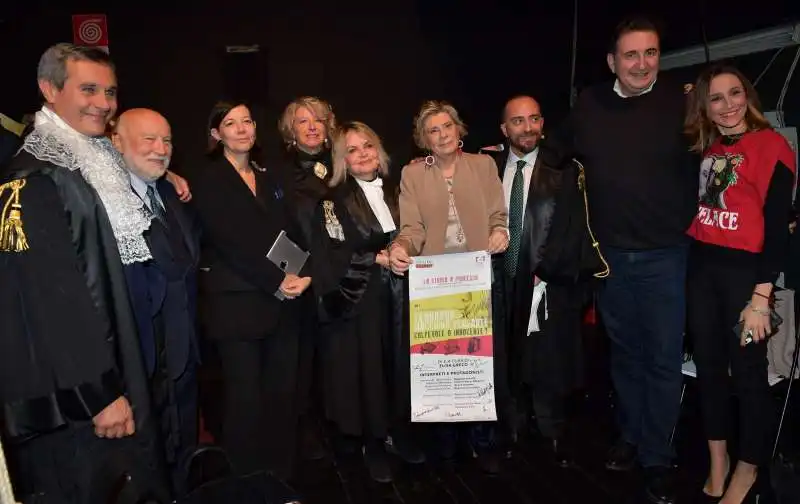 valerio rossi albertini domenico de masi patrizia asproni adriana cerretelli augusta iannini elisa greco rocco panetta roberto giacobbo nathania zevi  foto di bacco