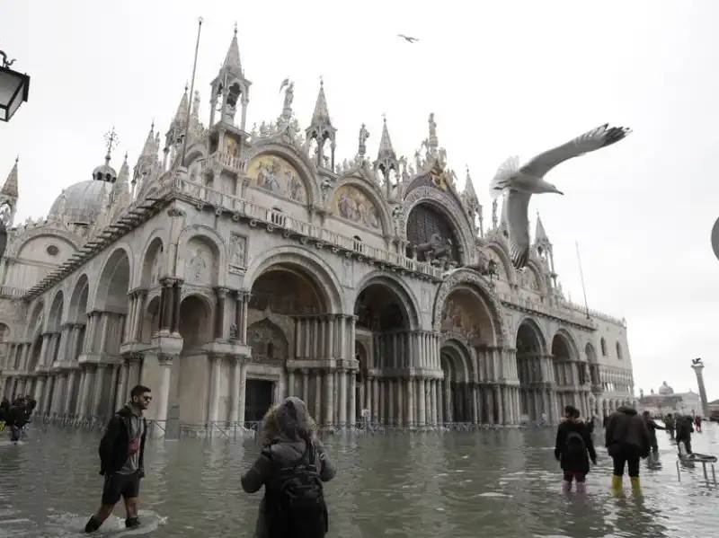 venezia   acqua alta e maltempo 5