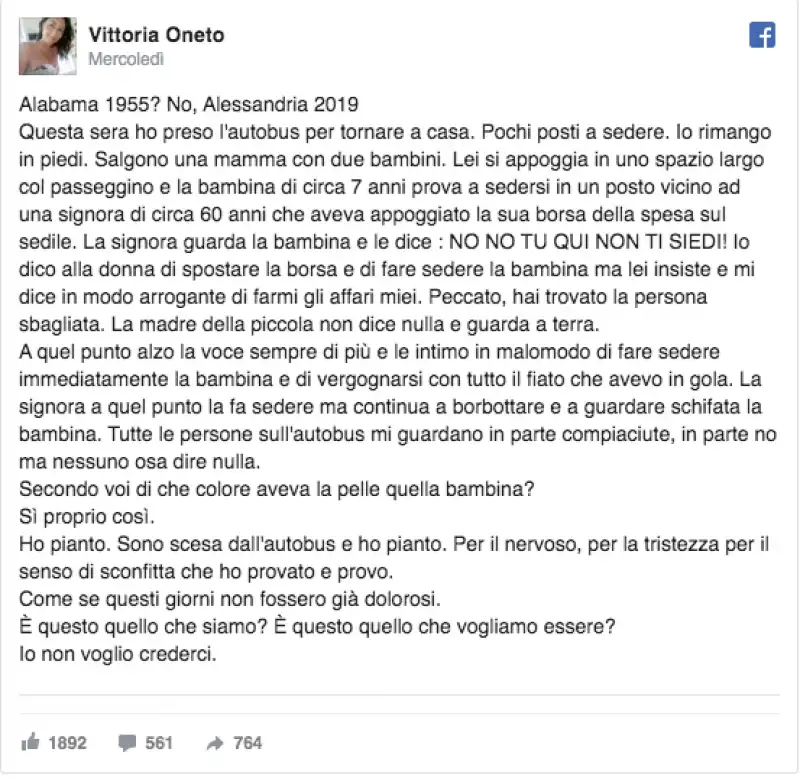 vittoria oneto post