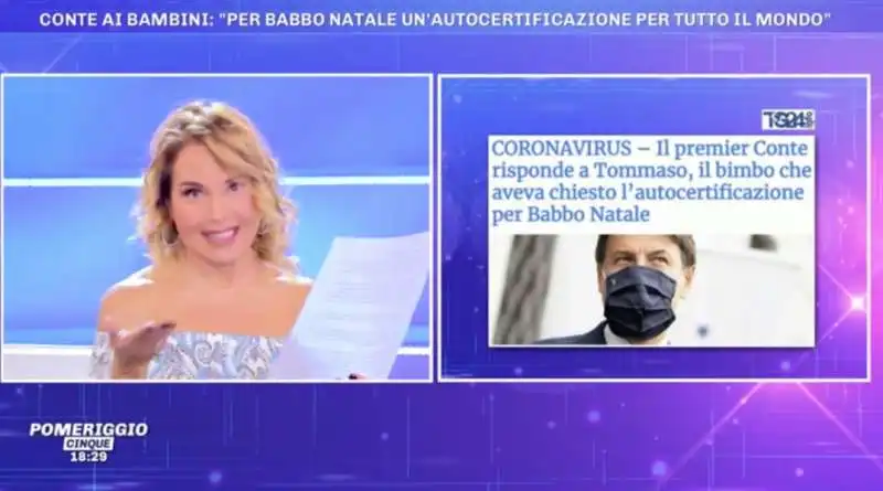 BARBARA D URSO IL PICCOLO TOMMASO CONTE CASALINO