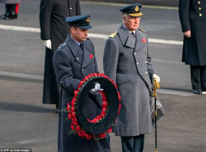 carlo e william alla cerimonia di londra