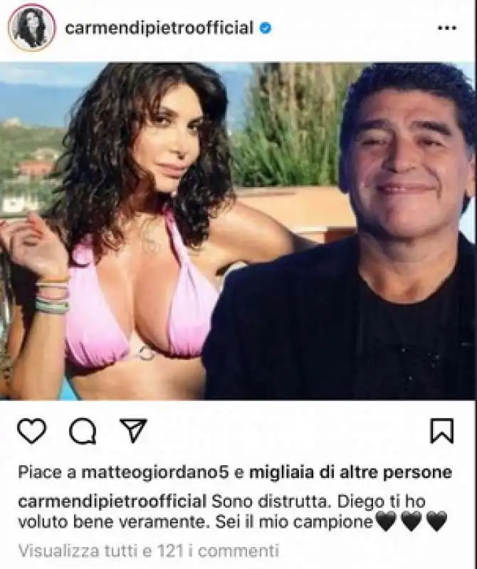 carmen di pietro e il fotomontaggio con maradona-1