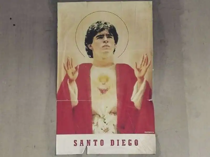 diego armando maradona santo