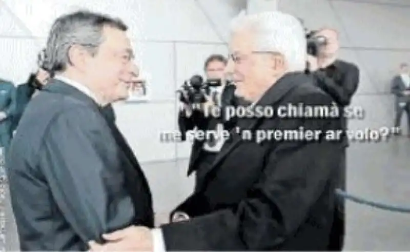 draghi e mattarella by osho