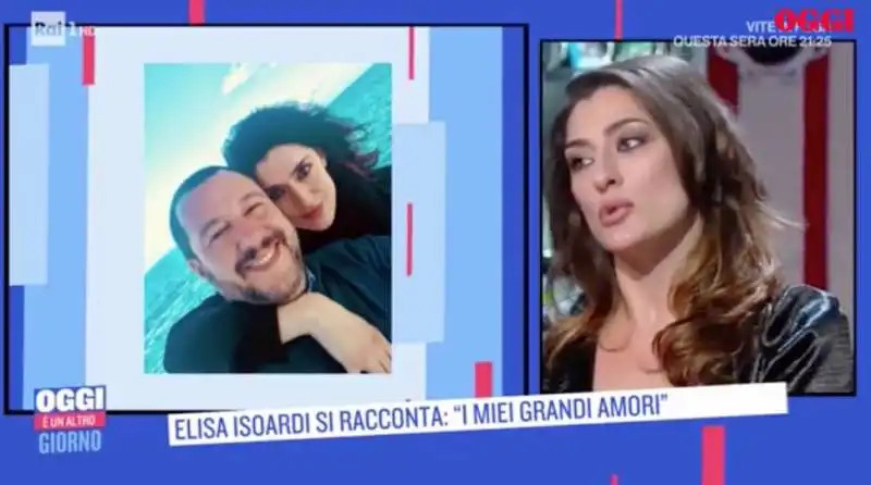 elisa isoardi ospite di oggi e' un altro giorno 6