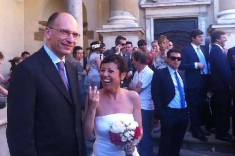 ENRICO LETTA AL MATRIMONIO DI PAOLA DE MICHELI 