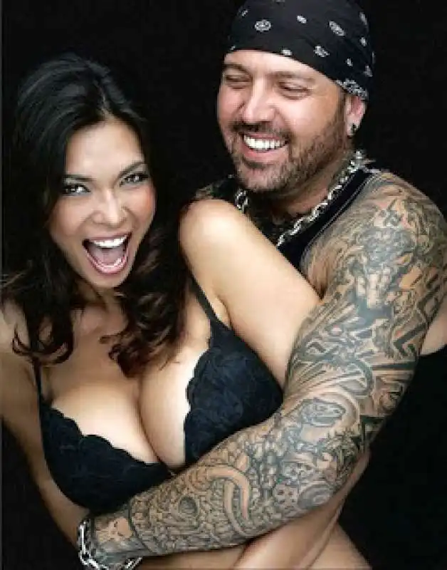 evan seinfeld con la moglie tera patrick 